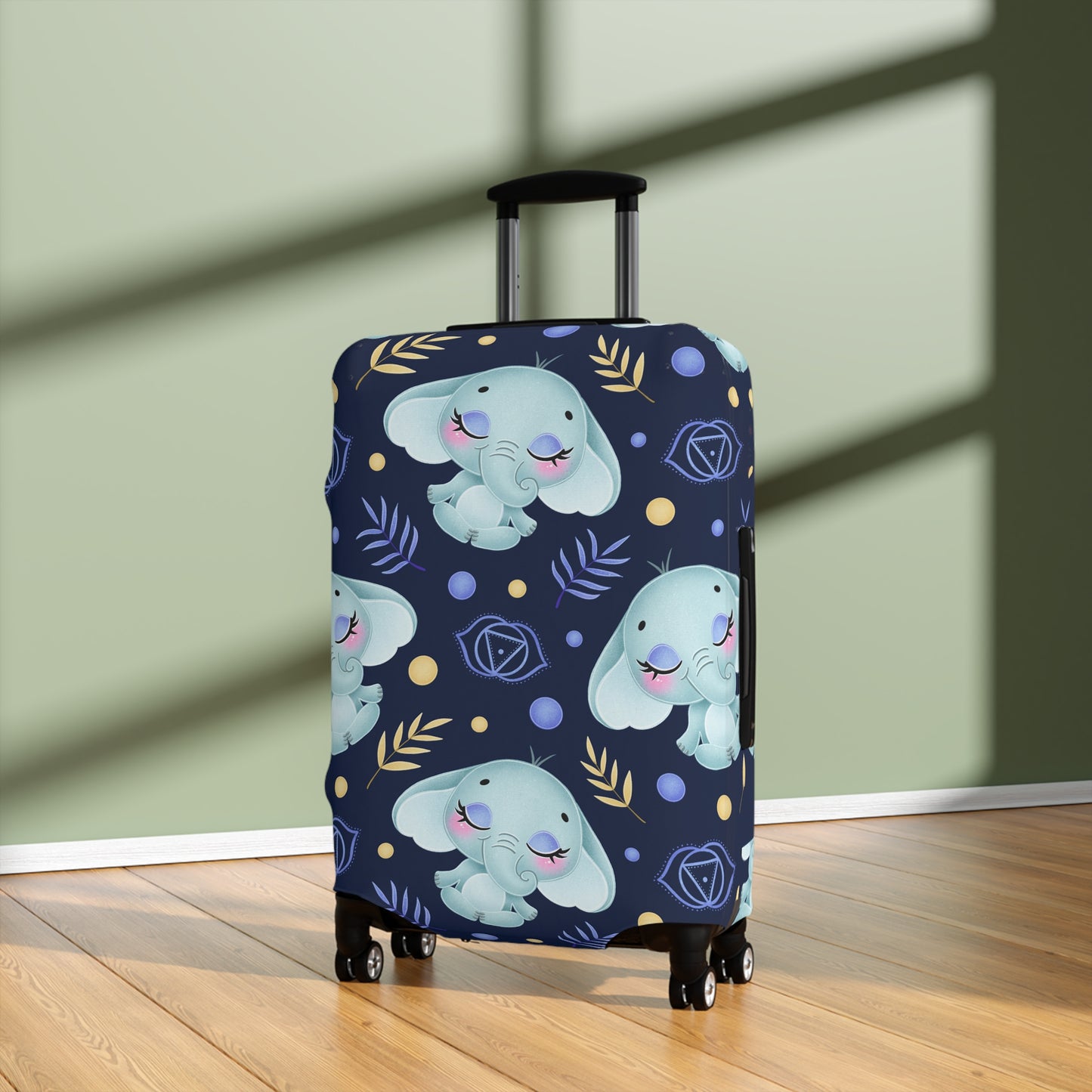 Zen Elephant Luggage Cover