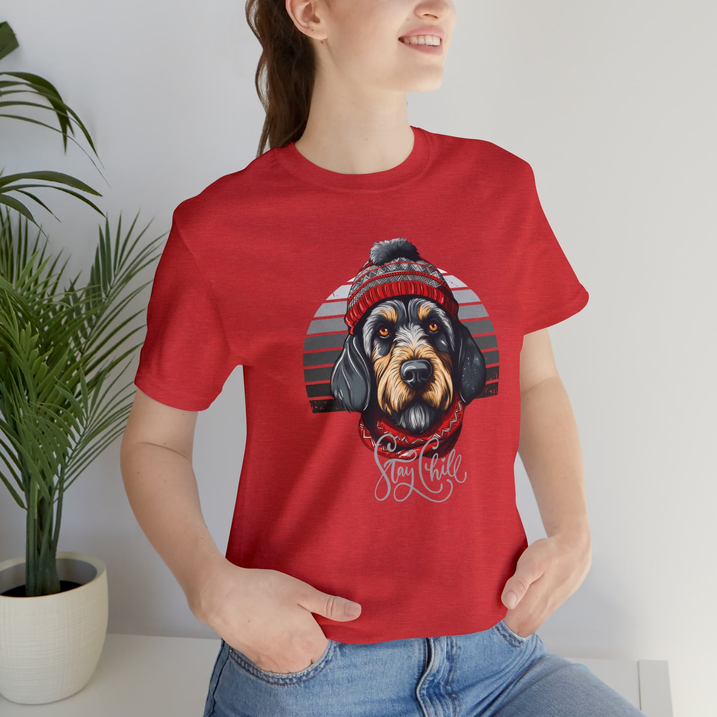 Stay Chill Giant Schnauzer Unisex Jersey Short Sleeve Tee