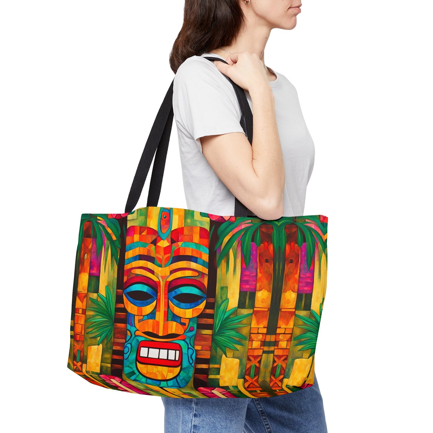 Tiki Burt Weekender Tote Bag