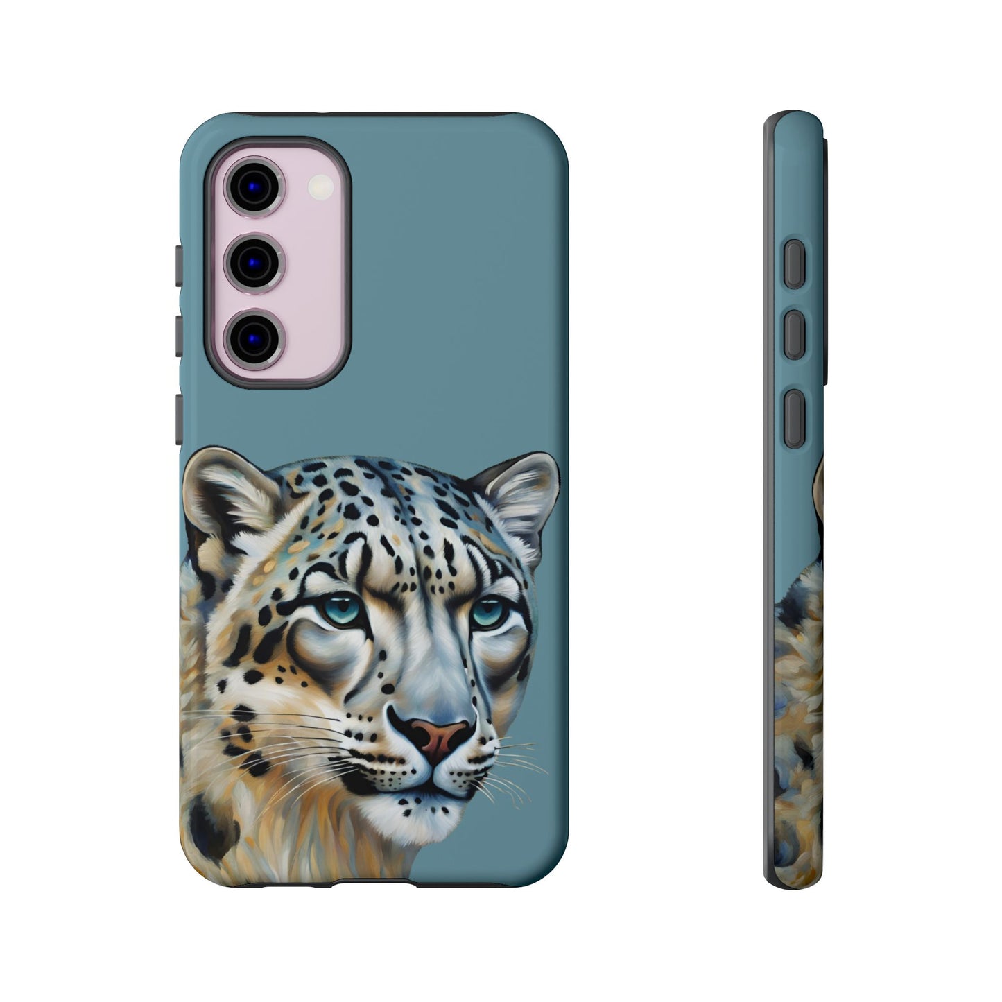 Snow Leopard iPhone Samsung Galaxy Google Pixel Tough Cases