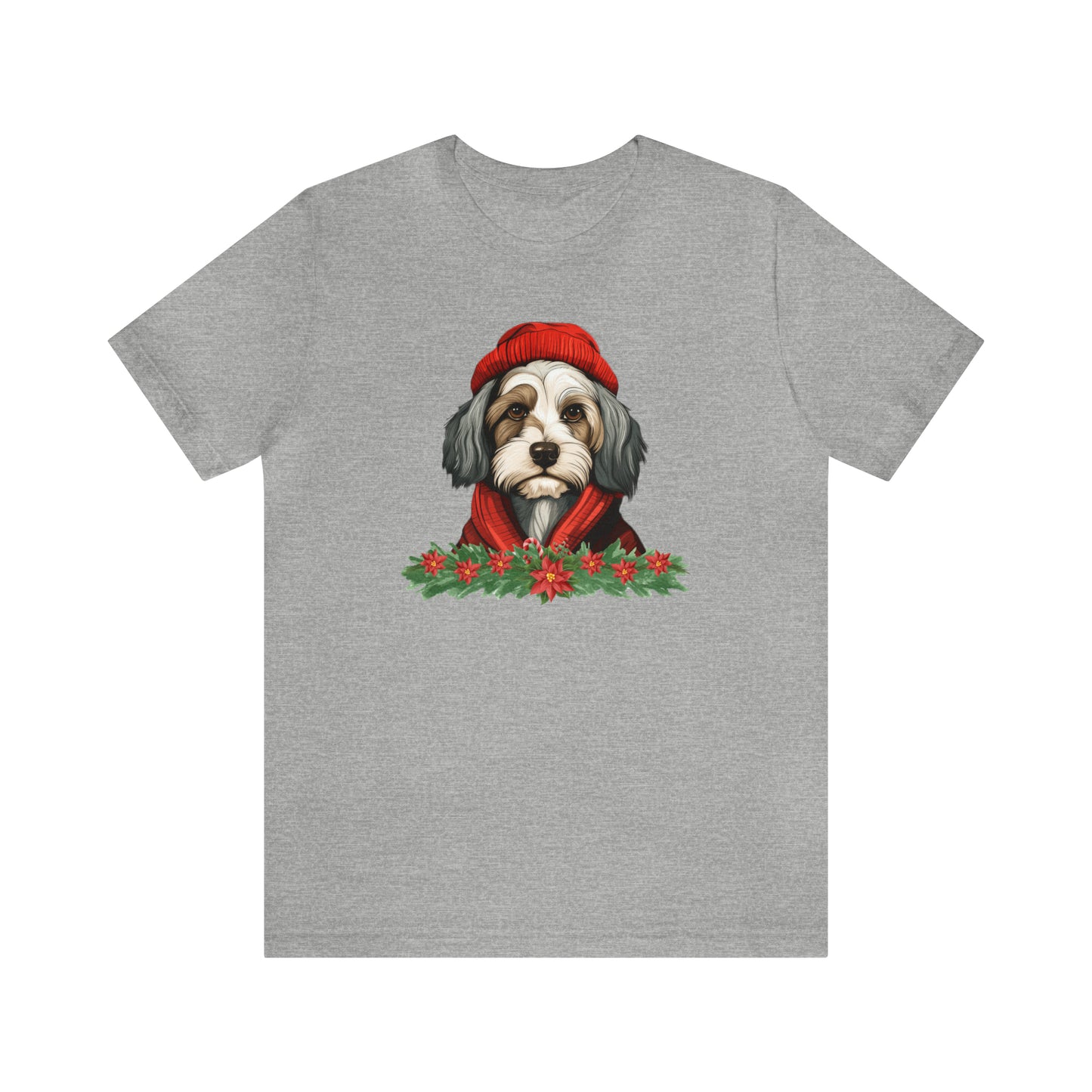 Havanese in Hat & Scarf Unisex Jersey Short Sleeve Tee