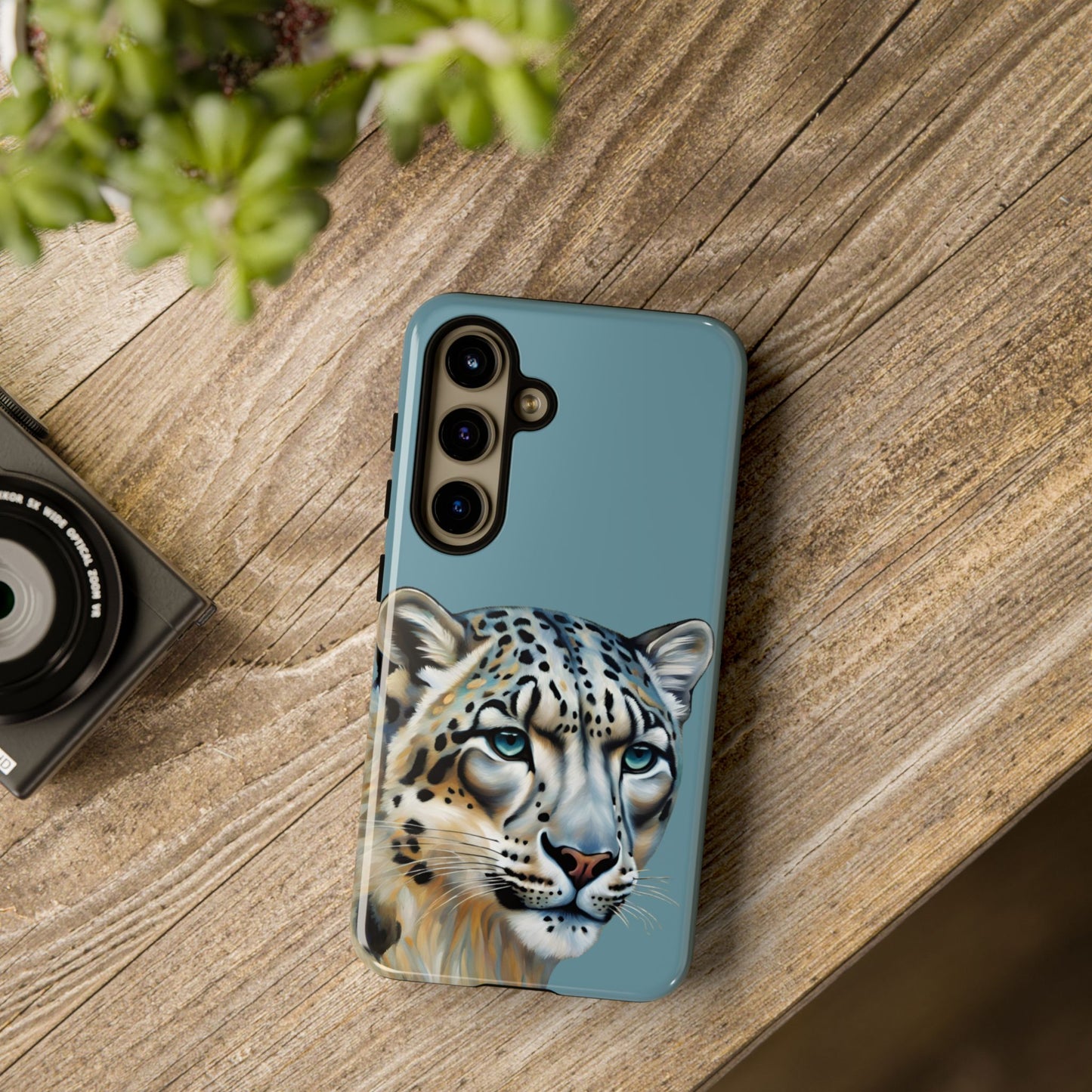 Snow Leopard iPhone Samsung Galaxy Google Pixel Tough Cases