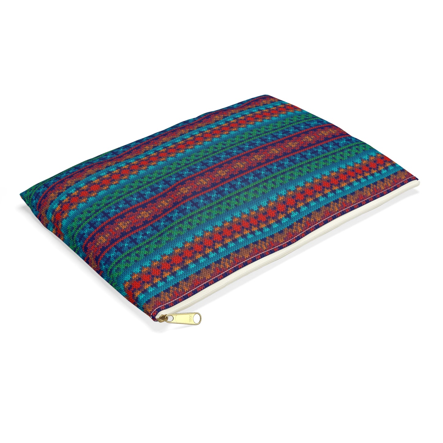 Bright Knit Sweater Accessory Pouch