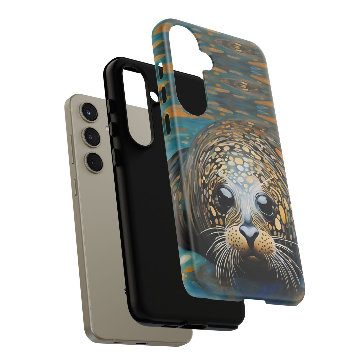 Harbor Seal Wildlife iPhone Samsung Galaxy Google Pixel Tough Cases