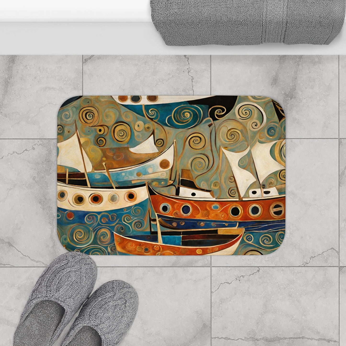 The Harbor Microfiber Bath Mat