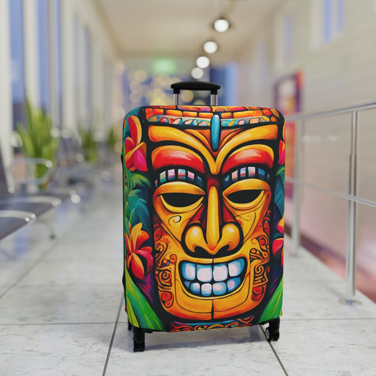 Tiki Tom Luggage Cover ONLY