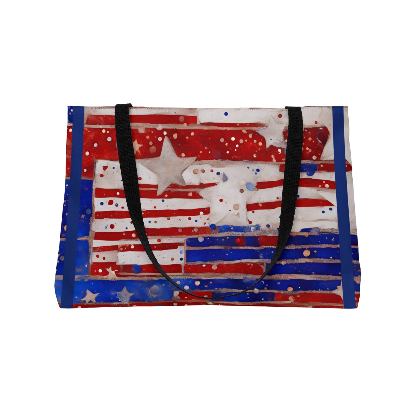 Happy America Cat Weekender Tote Bag