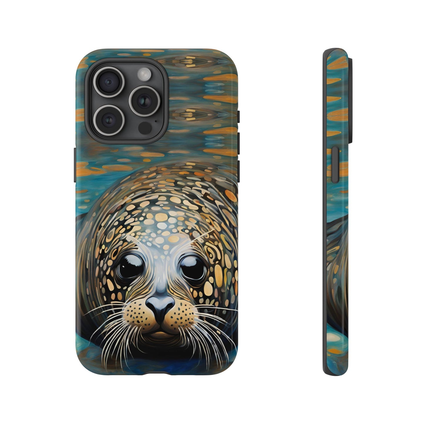 Harbor Seal Wildlife iPhone Samsung Galaxy Google Pixel Tough Cases