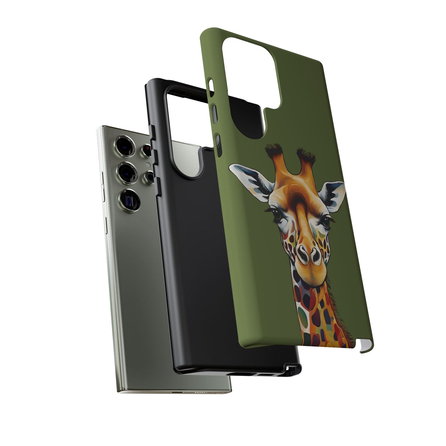 Giraffe Wildlife iPhone Samsung Galaxy Google Pixel Tough Cases