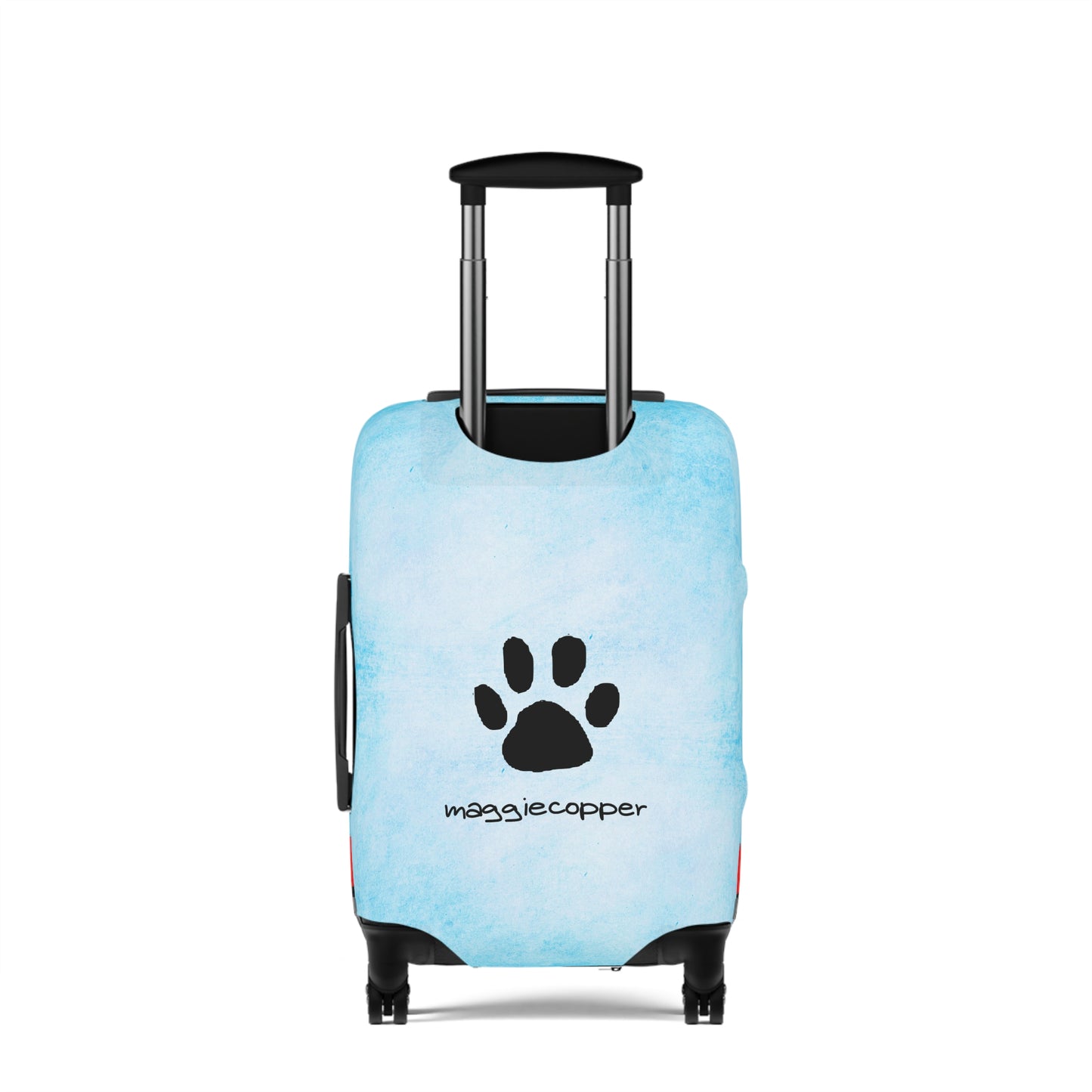 Cavalier King Charles in Glasses Paws Off My Bag Luggage Cover