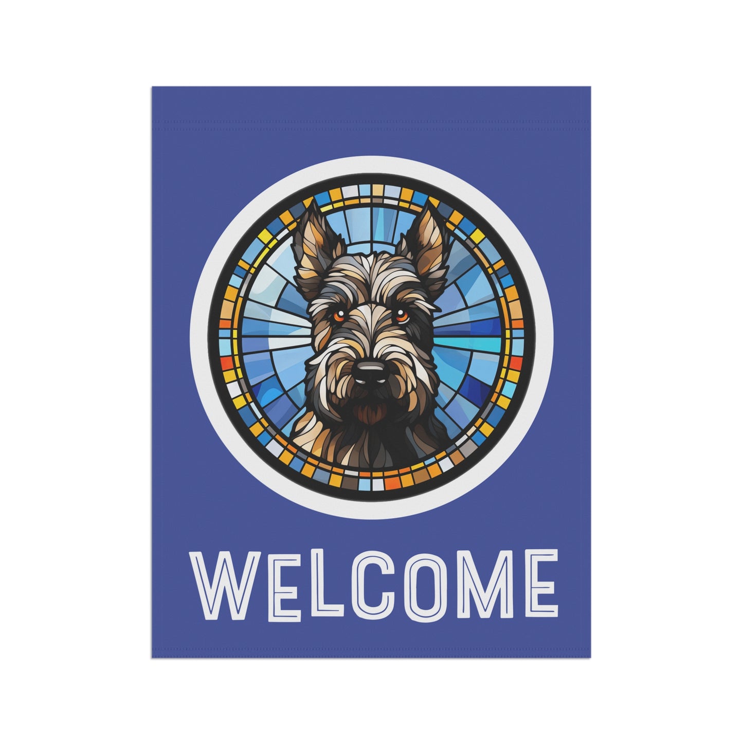 Scottish Terrier Welcome 2-Sided Garden & House Flag/Banner