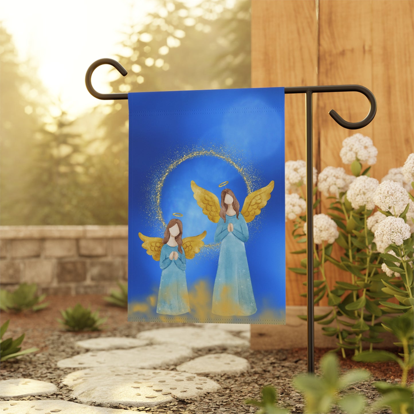 Angel Duo 2-Sided Garden & House Banner