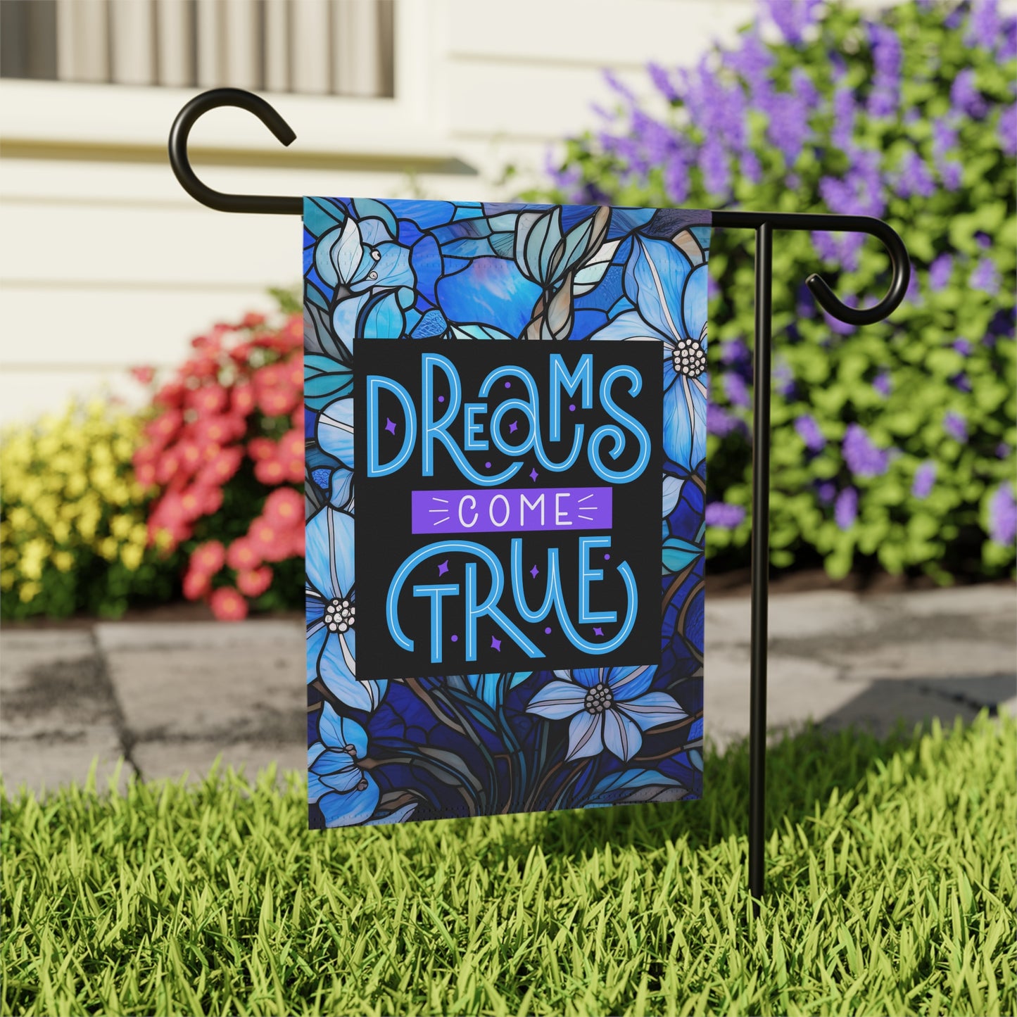 Dreams Come True 2-Sided Garden & House Flag/Banner