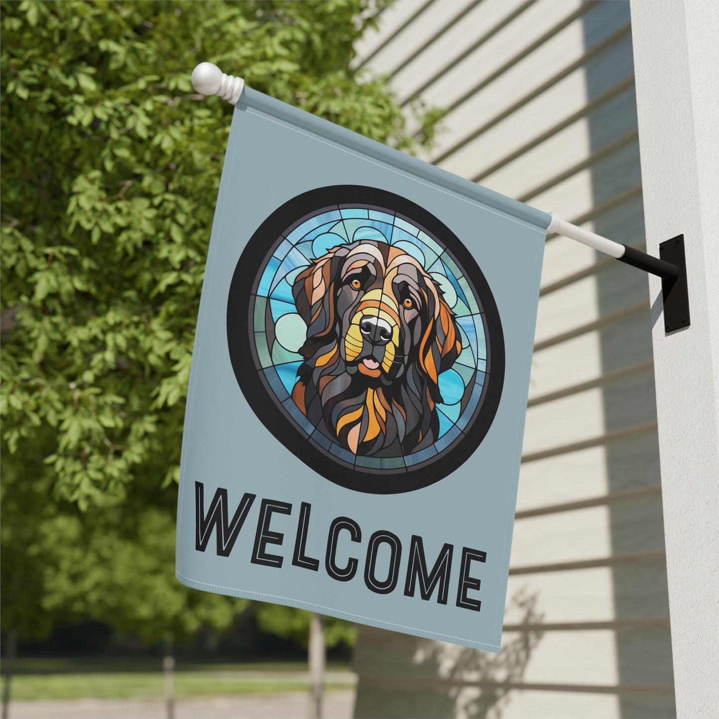 Newfoundland Welcome 2-Sided Garden & House Flag/Banner