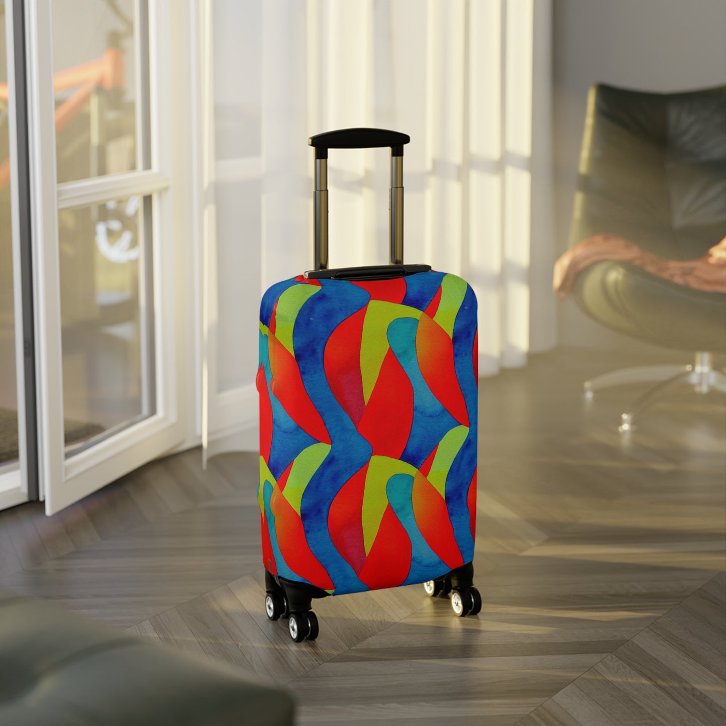 Obvious Bright Abstract Luggage Cover