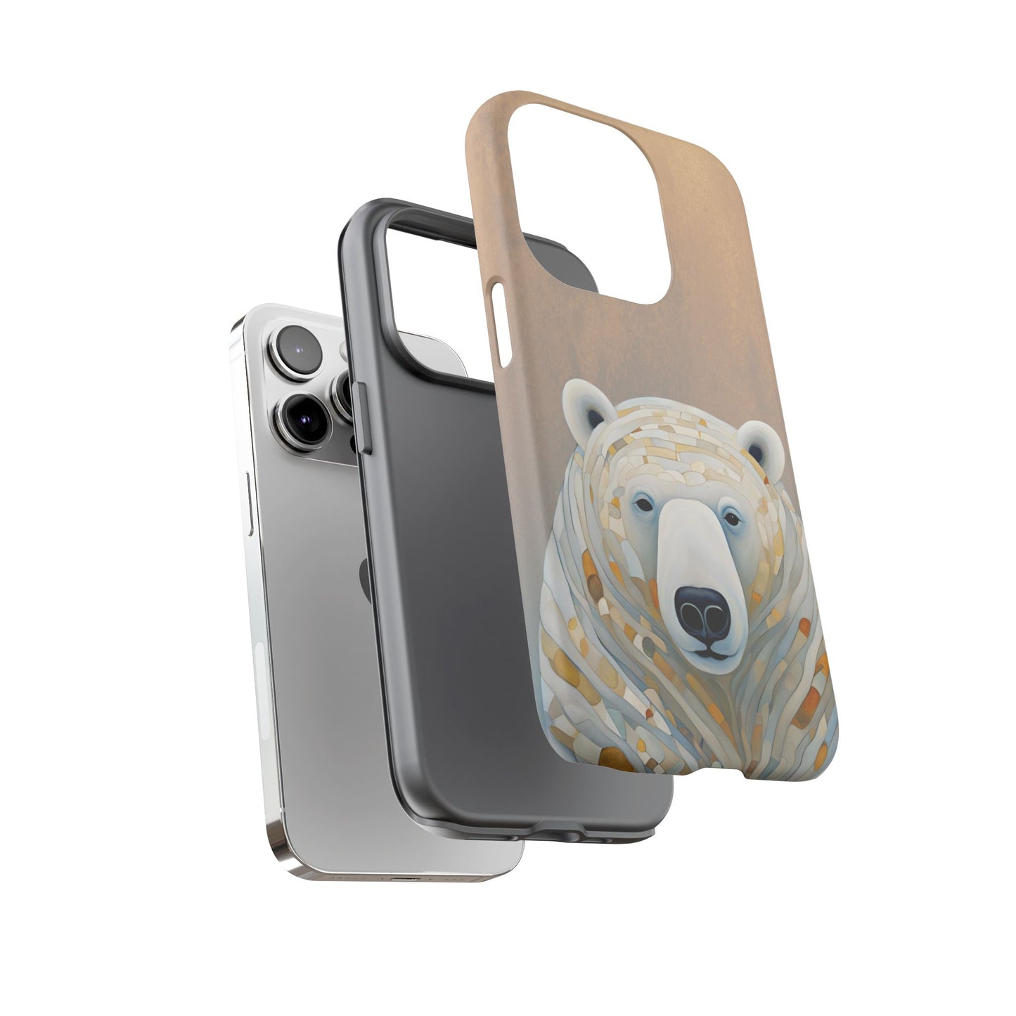 Polar Bear Wildlife iPhone Samsung Galaxy Google Pixel Tough Cases