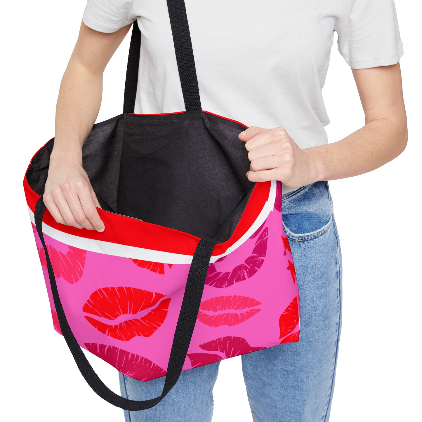 Hot Lips Weekender Tote Bag