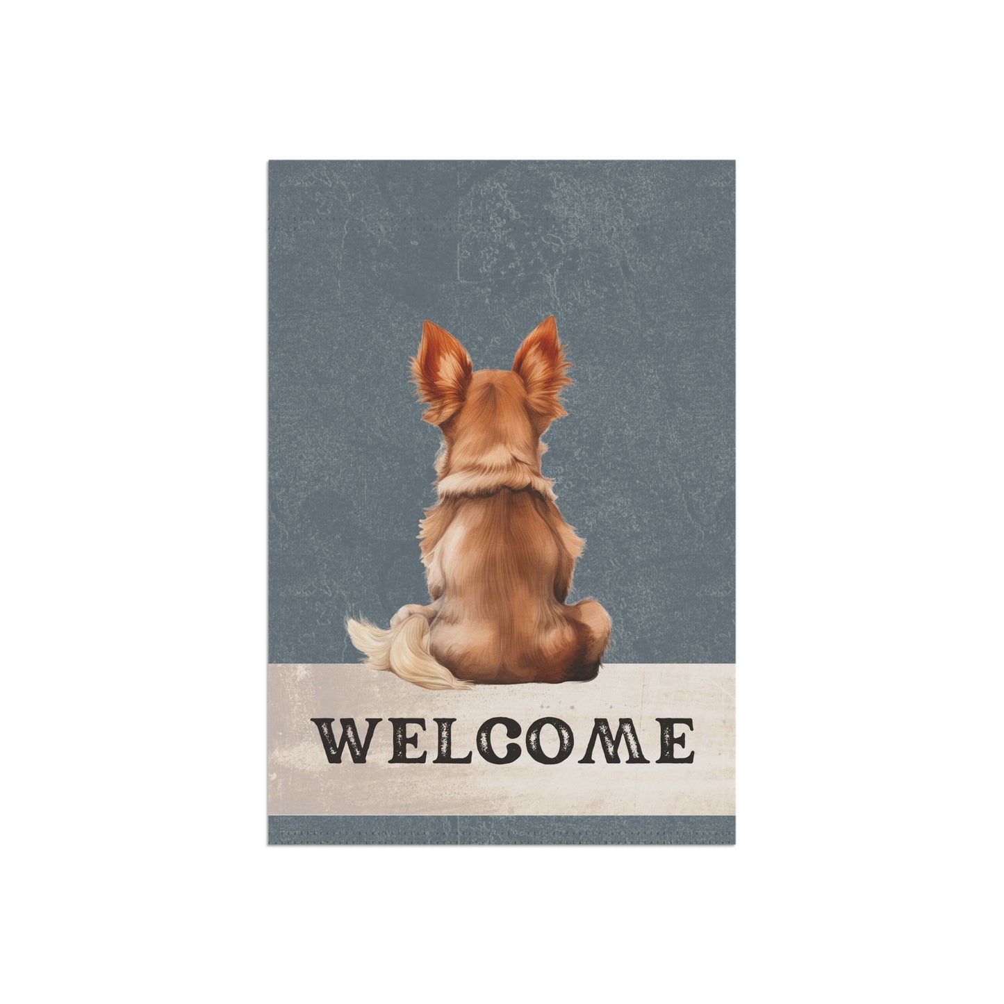 Chihuahua Welcome 2-Sided Garden & House Flag/Banner