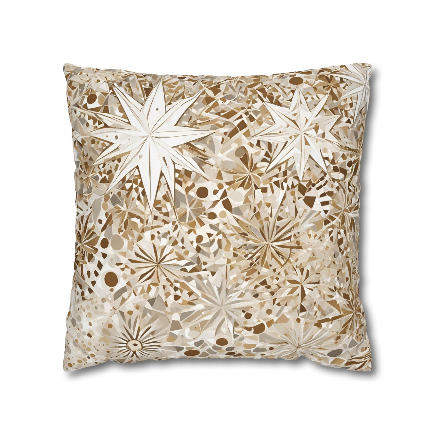 Fractured Stars Square Poly Canvas Pillowcase