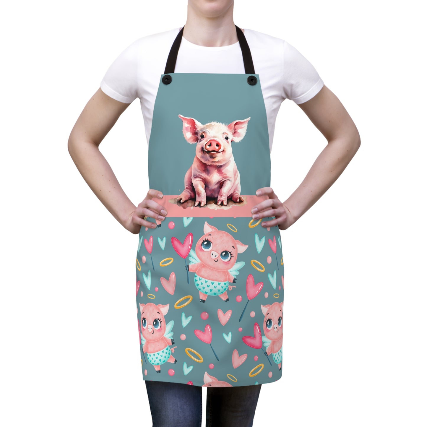 Pink Pig Apron