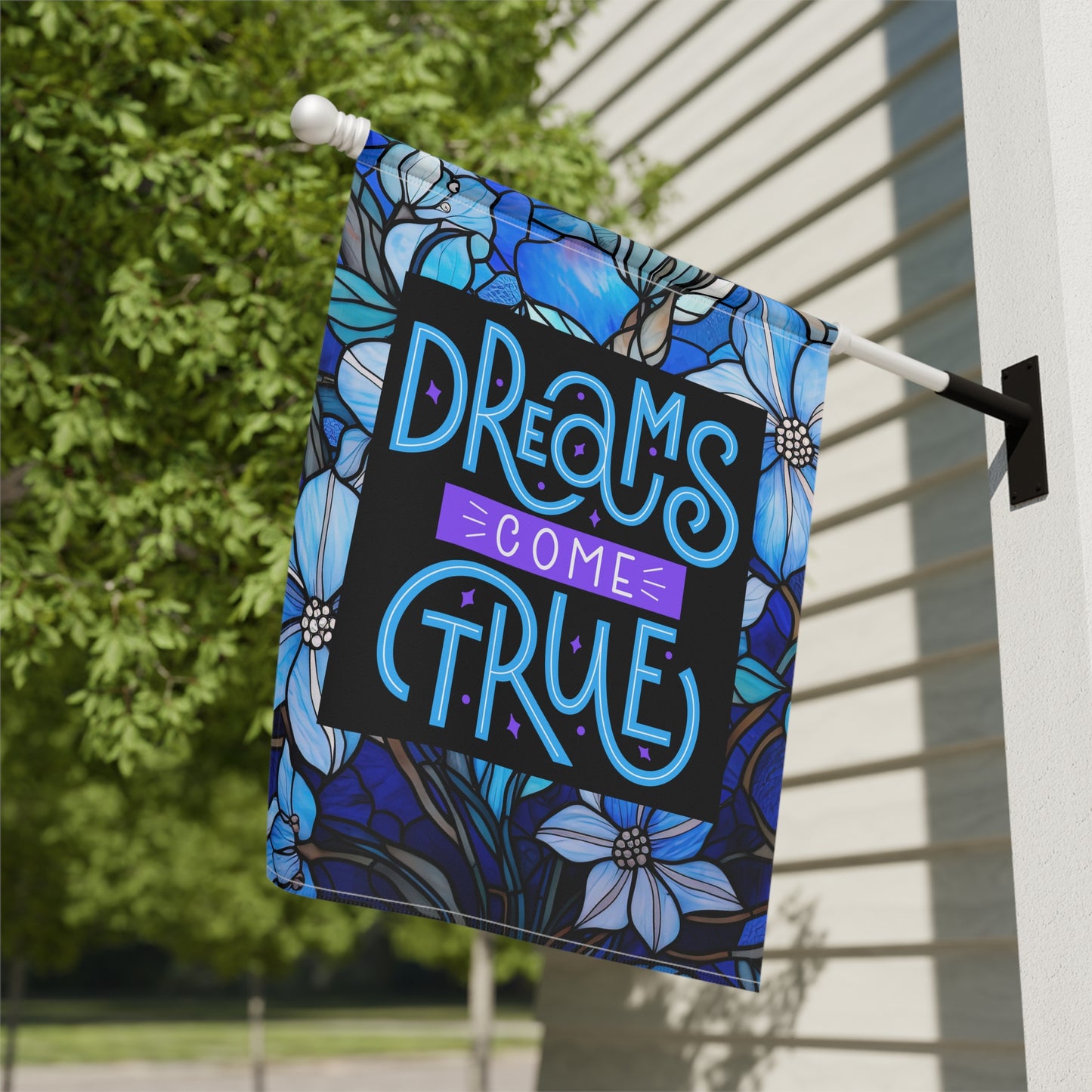 Dreams Come True 2-Sided Garden & House Flag/Banner