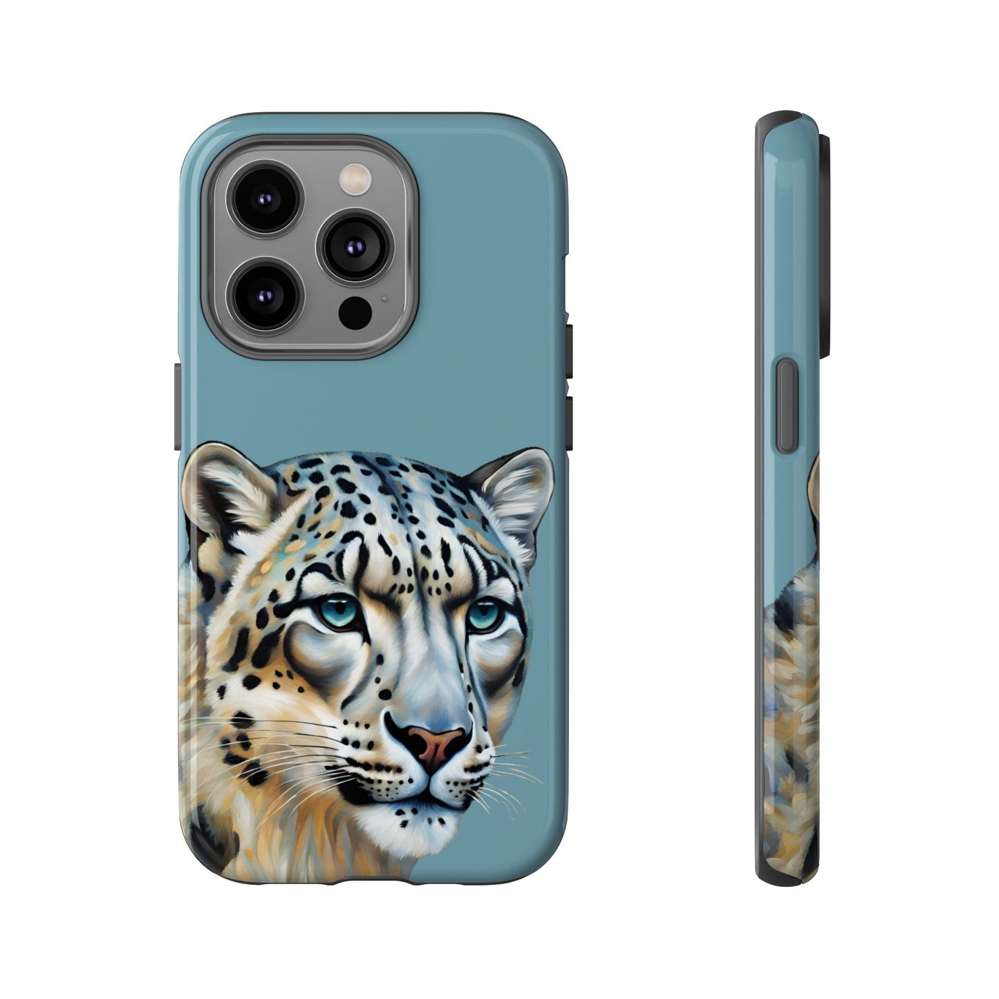 Snow Leopard iPhone Samsung Galaxy Google Pixel Tough Cases