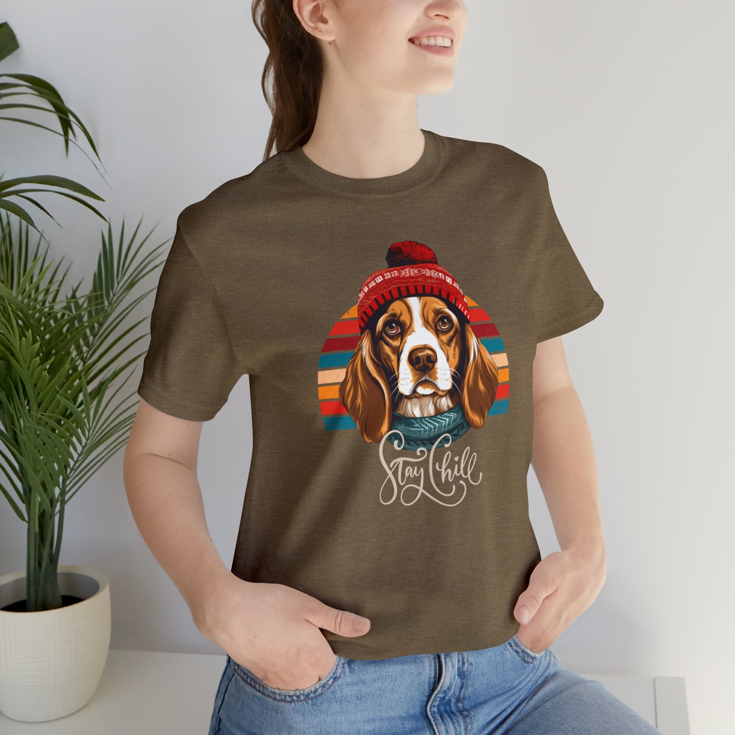 Stay Chill Cocker Spaniel Unisex Jersey Short Sleeve Tee