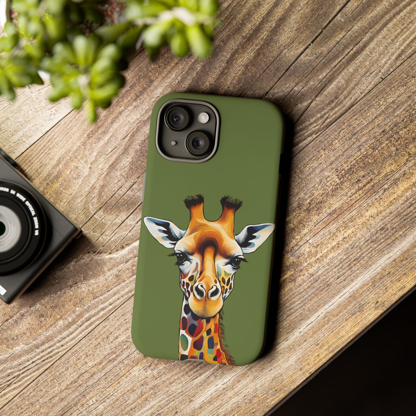 Giraffe Wildlife iPhone Samsung Galaxy Google Pixel Tough Cases