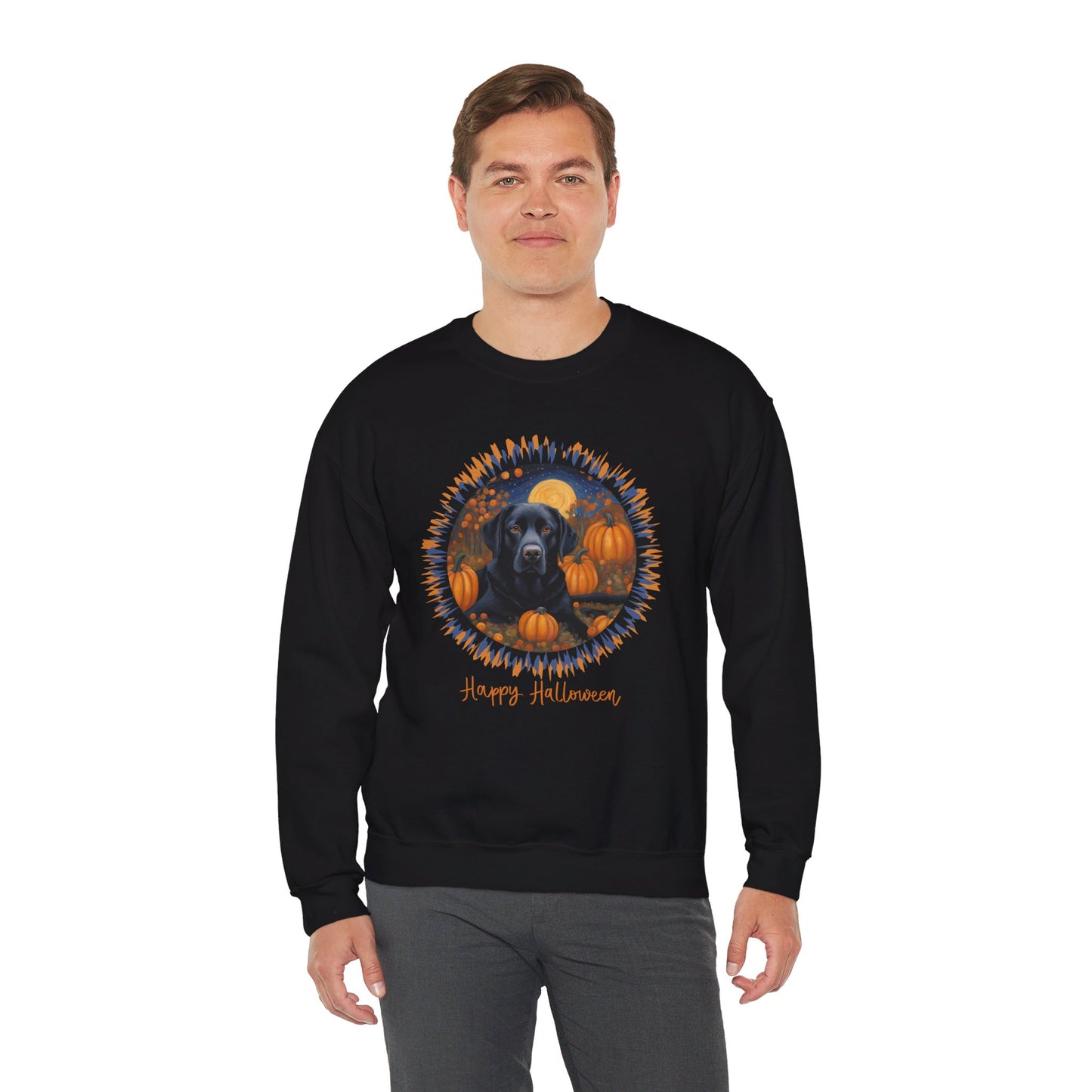 Labrador Halloween Unisex Heavy Blend™ Crewneck Sweatshirt