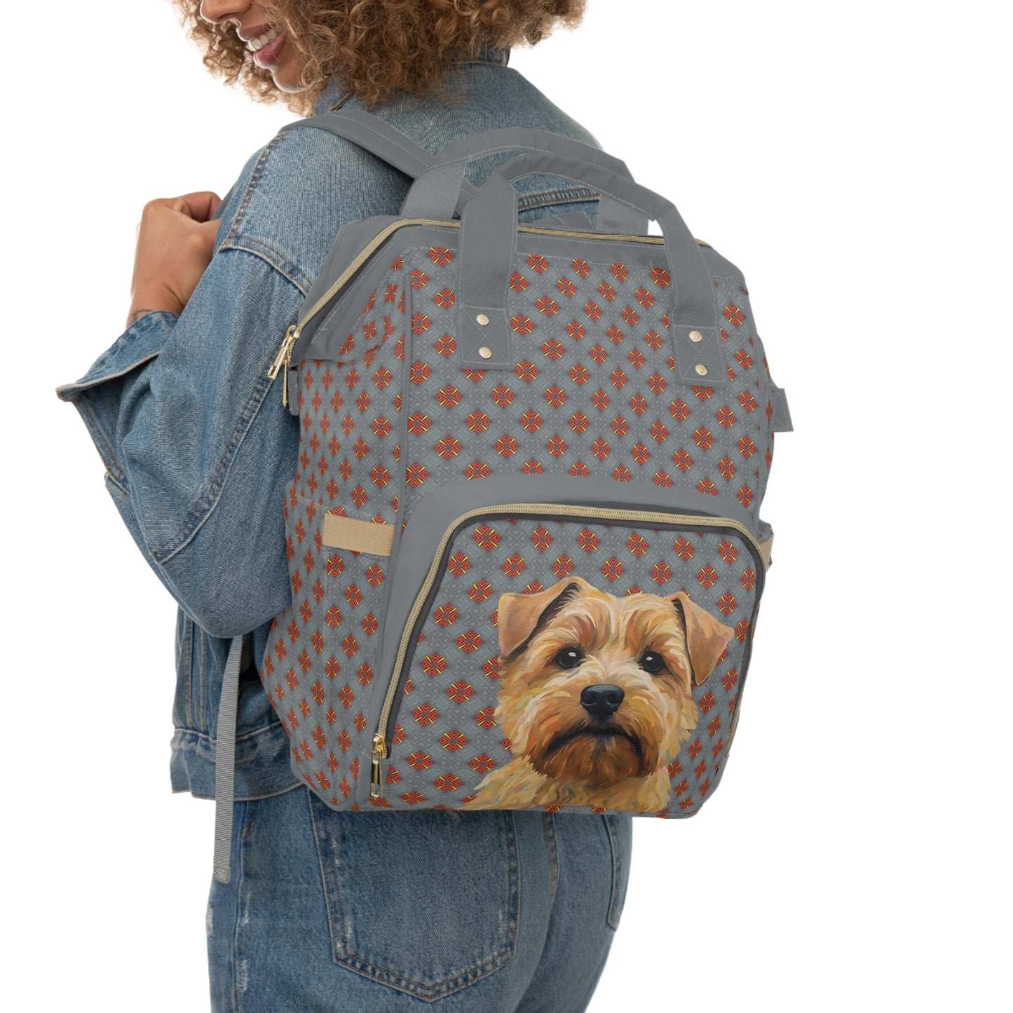 Norfolk Terrier 2  Multifunctional Backpack