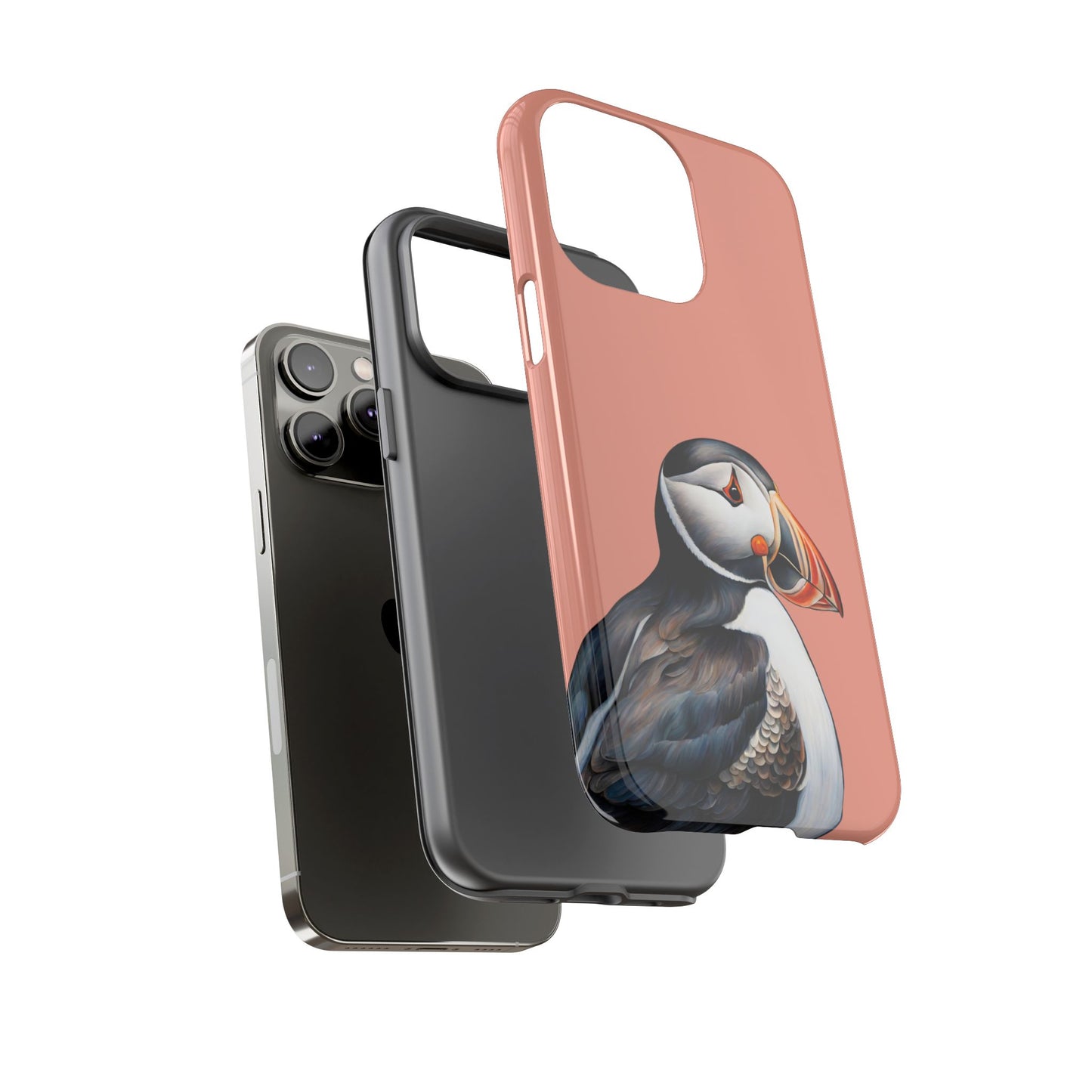 Puffin Wildlife iPhone Samsung Galaxy Google Pixel Tough Cases