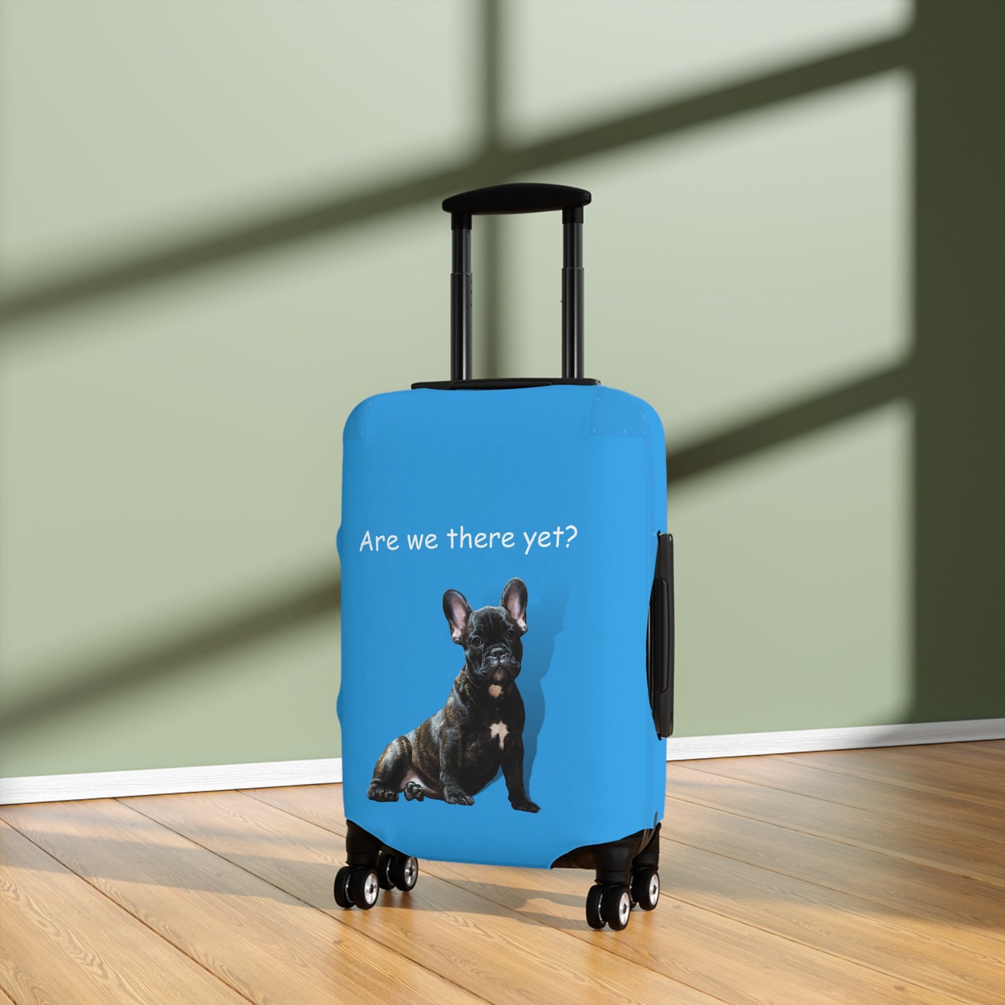 Boston Terrier Are We There Yet? Luggage Cover