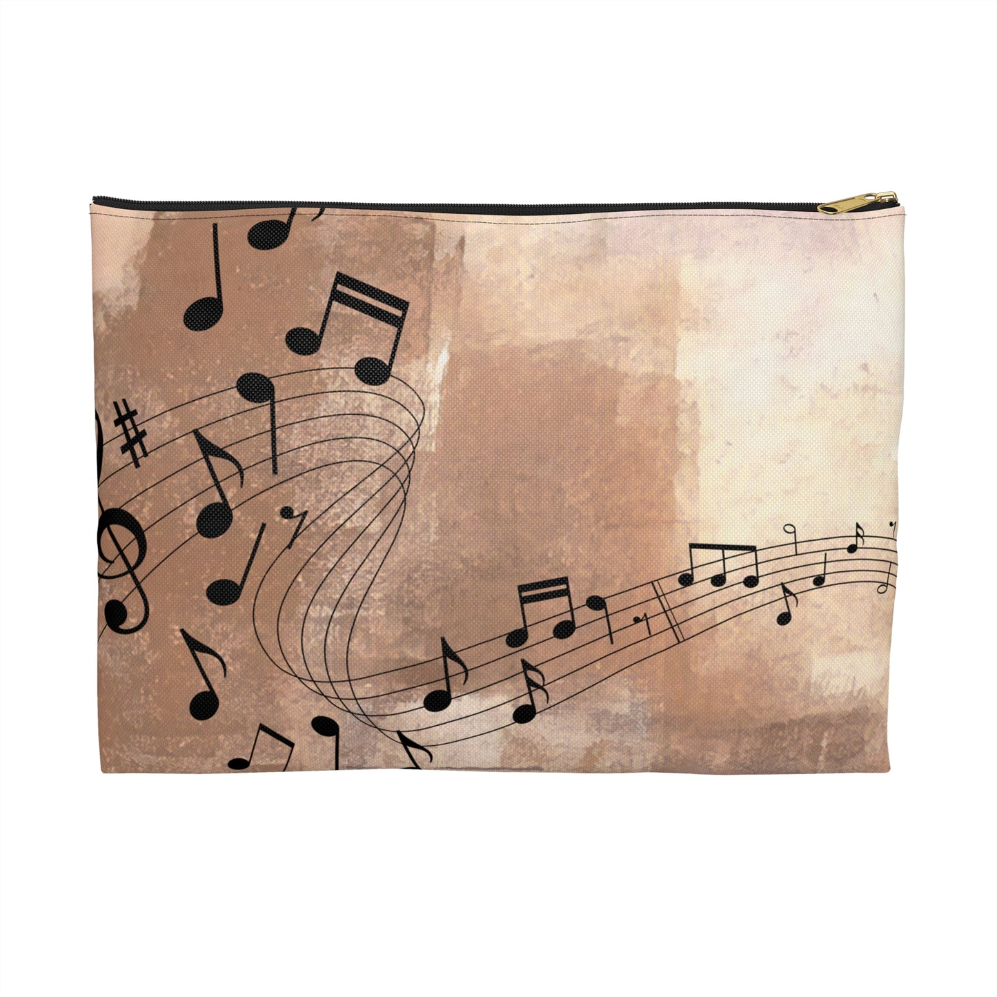 Music Notes Scuff Accessory Pouch