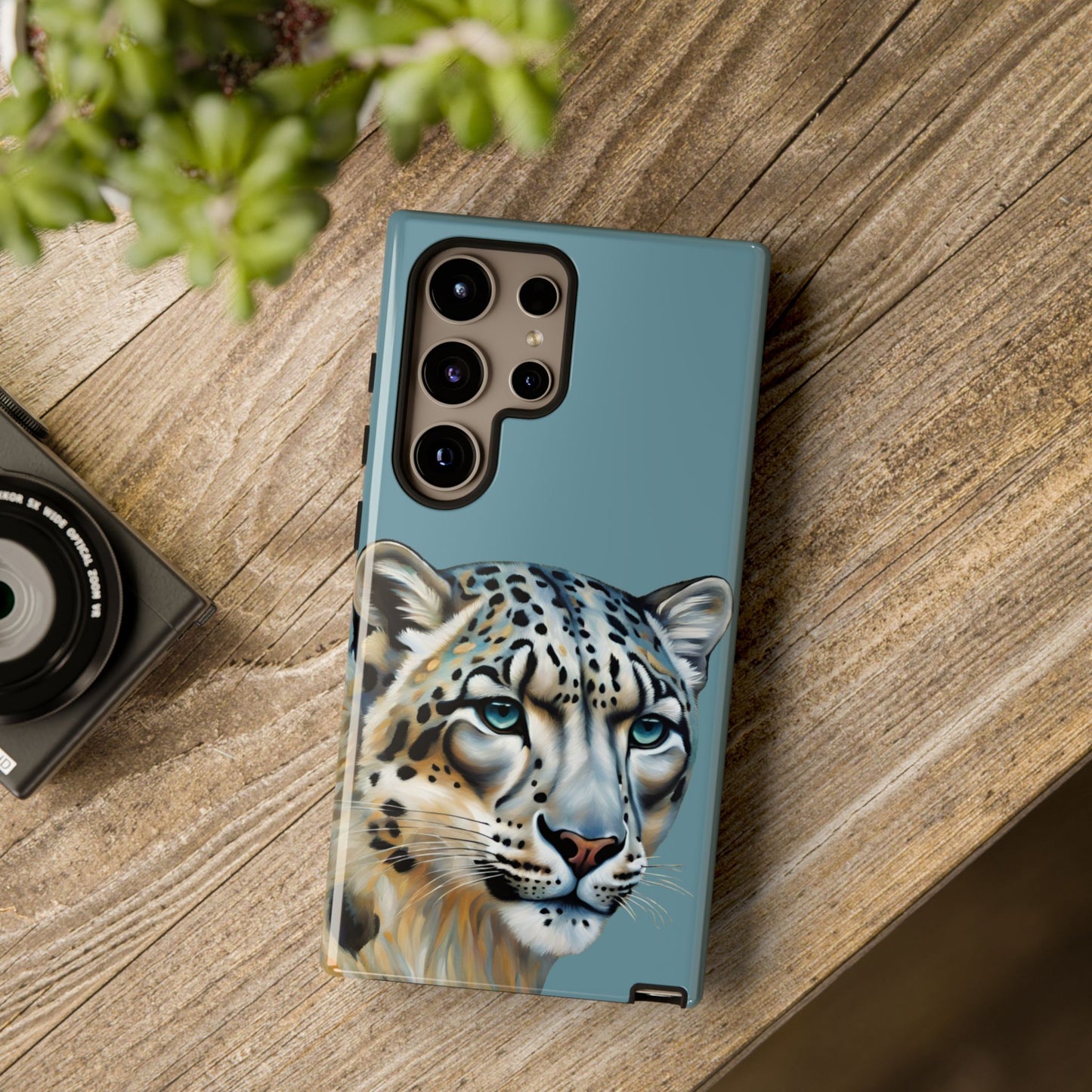 Snow Leopard iPhone Samsung Galaxy Google Pixel Tough Cases