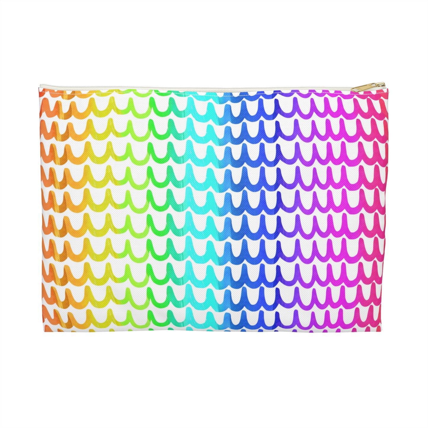 Rainbow Waves Accessory Pouch