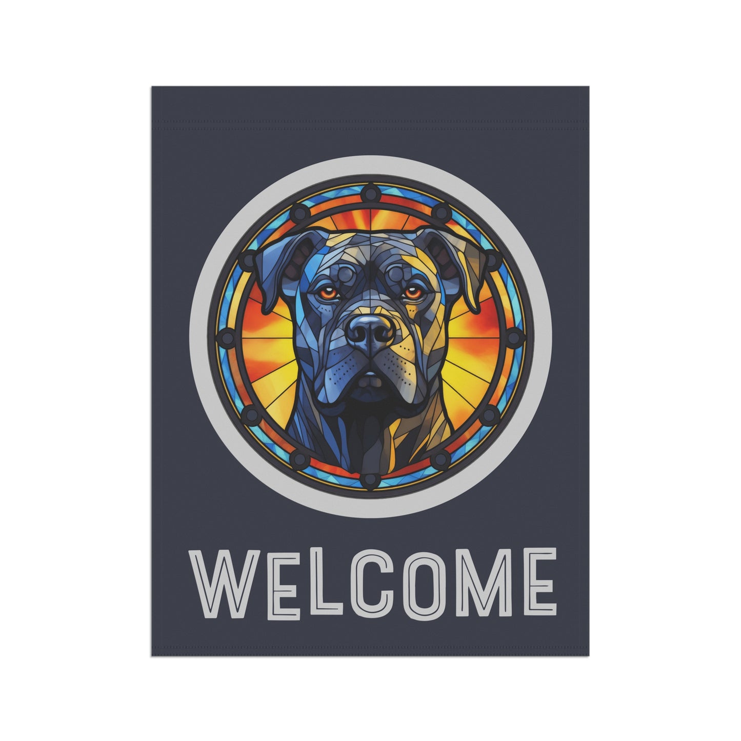 Cane Corso Welcome 2-Sided Garden & House Flag/Banner