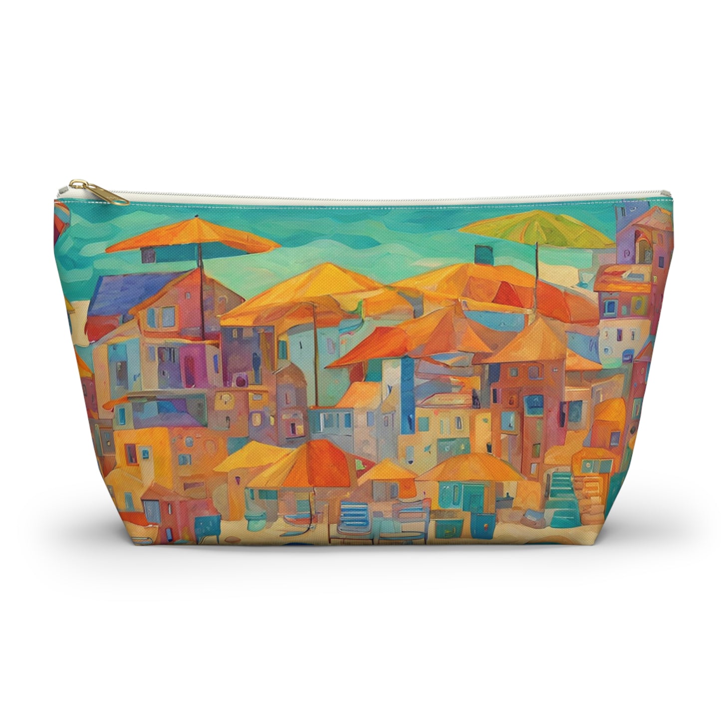 Seaside in Living Color Accessory Pouch w T-bottom