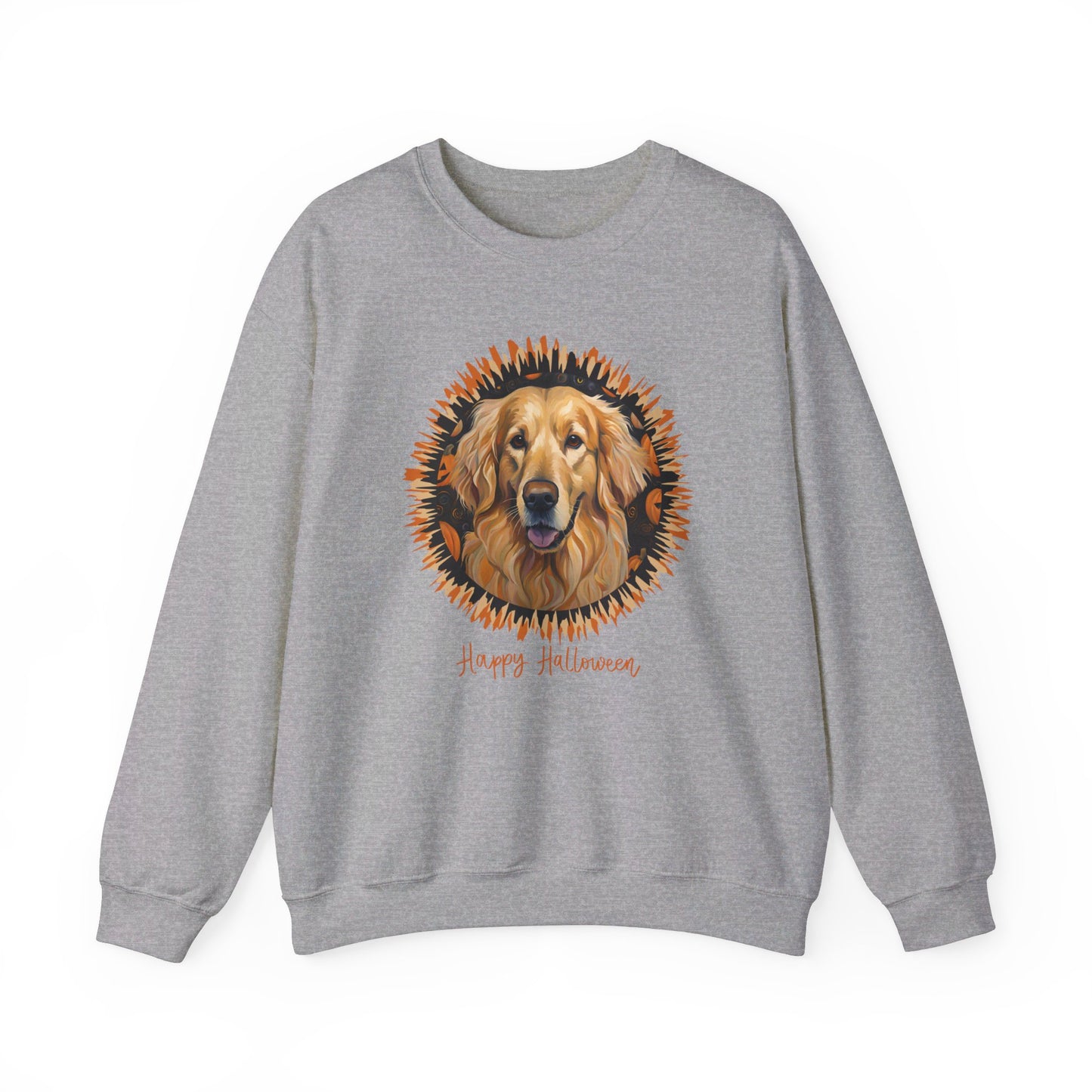 Golden Retriever Halloween Unisex Heavy Blend™ Crewneck Sweatshirt