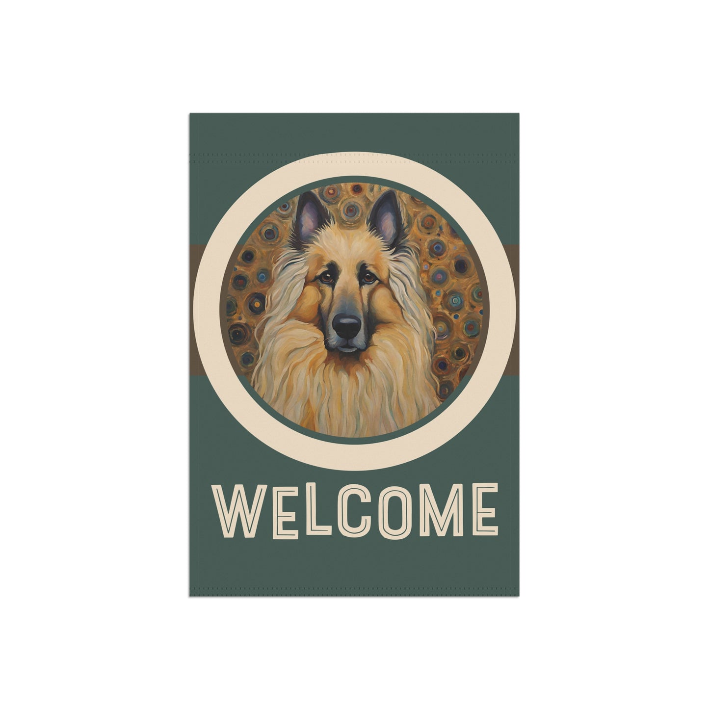 Belgian Tervuren Welcome 2-Sided Garden & House Flag/Banner