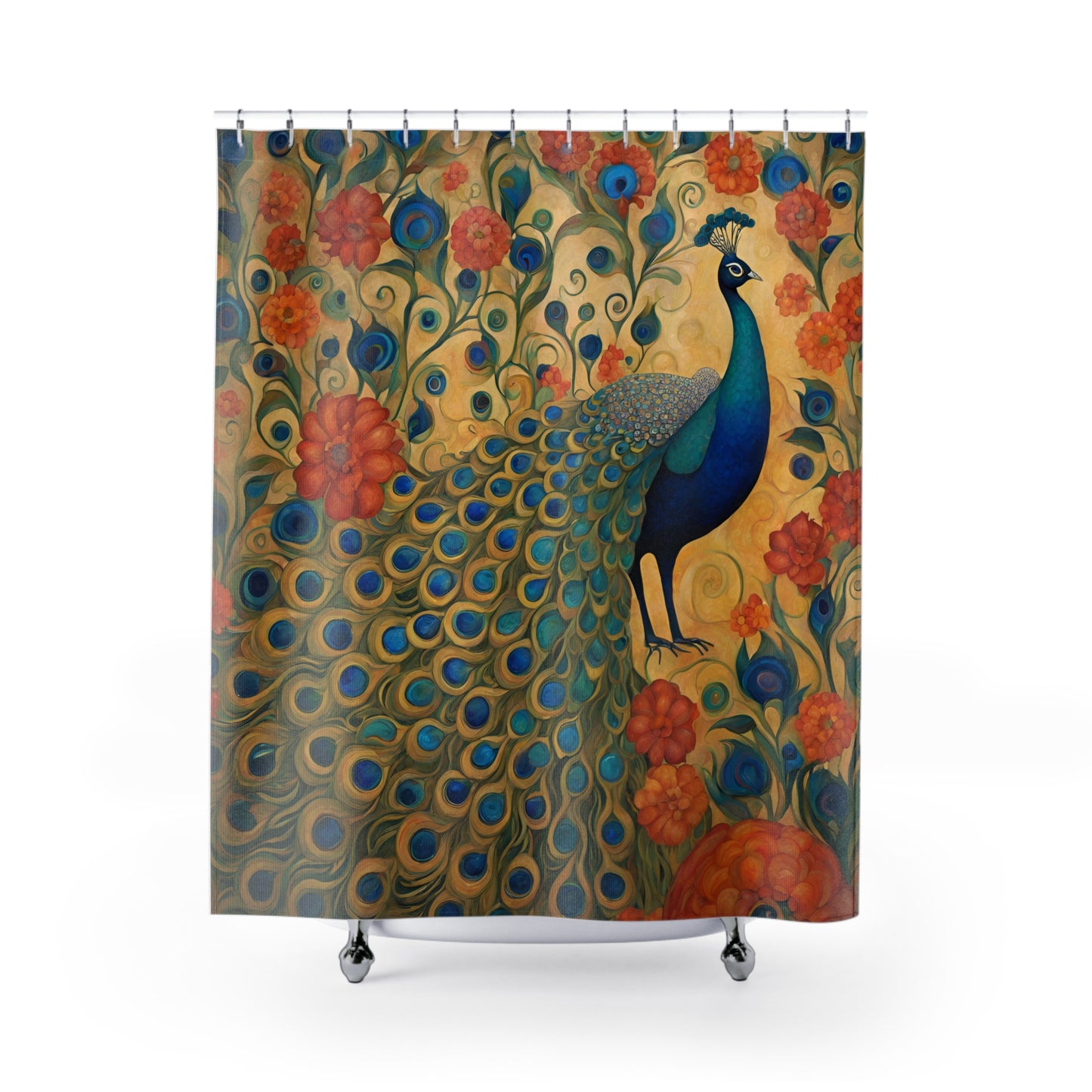 Flaunting It Polyester Shower Curtain