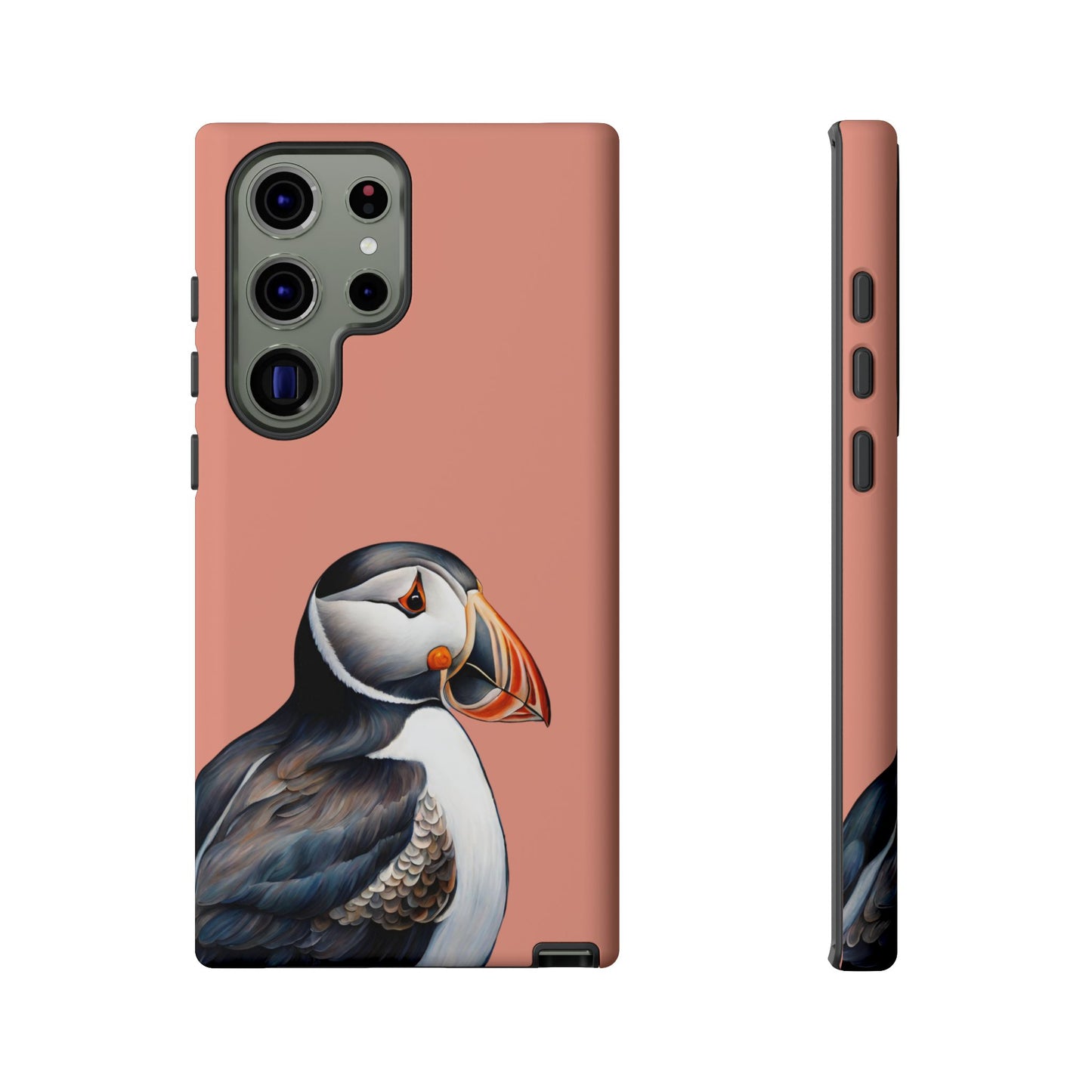 Puffin Wildlife iPhone Samsung Galaxy Google Pixel Tough Cases