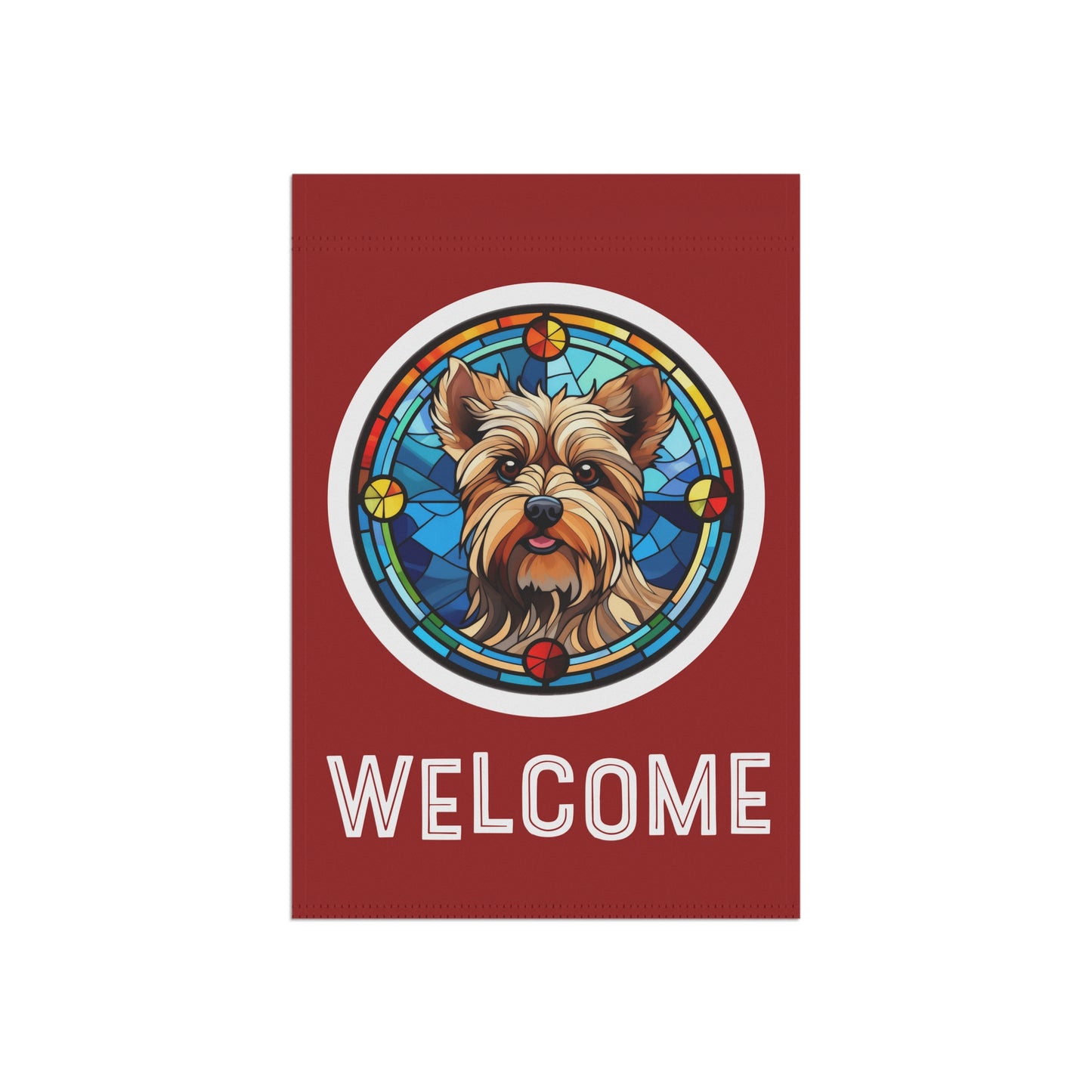 Yorkshire Terrier Welcome 2-Sided Garden & House Flag/Banner