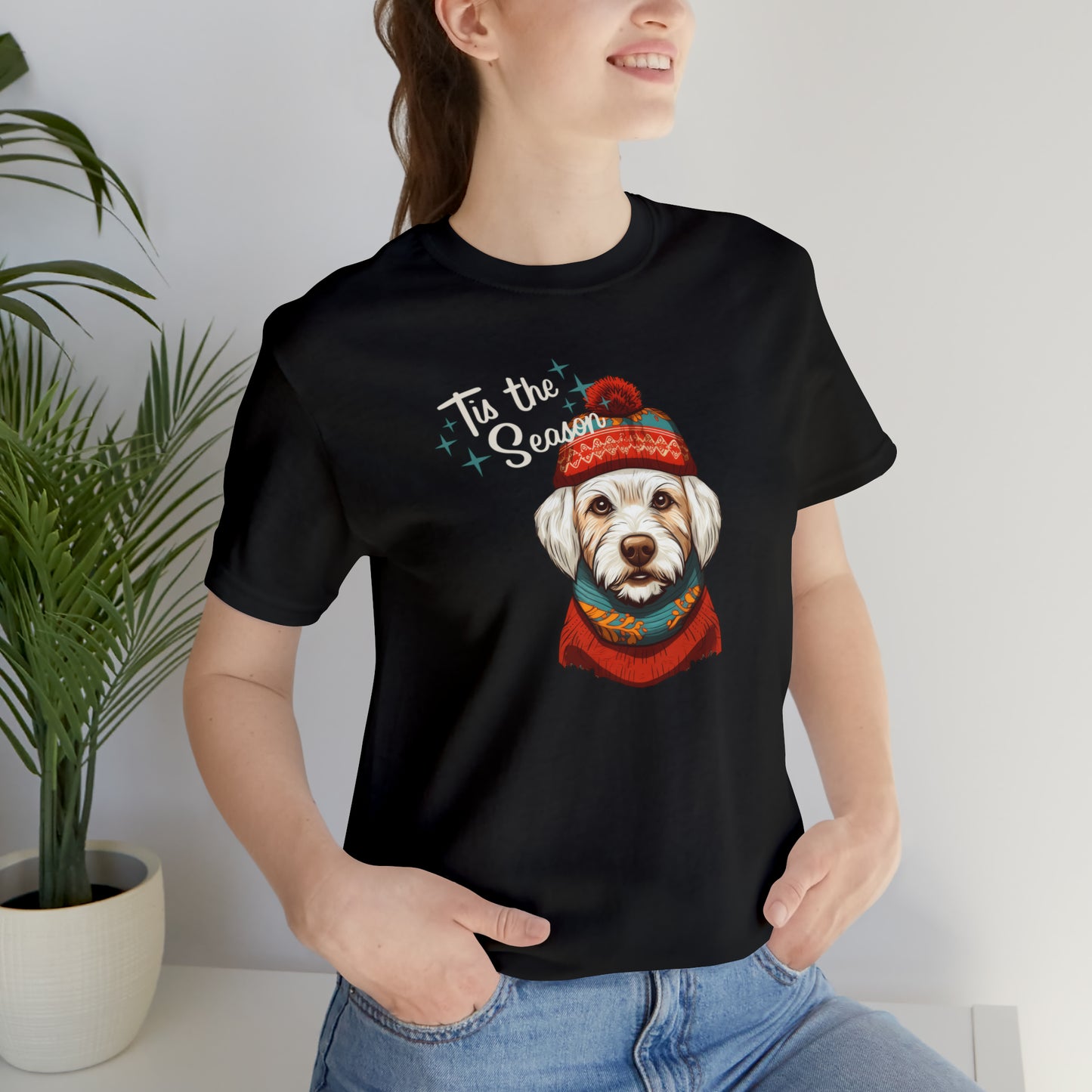 West Highland Terrier Tis the Season Unisex Jersey Short Sleeve Tee