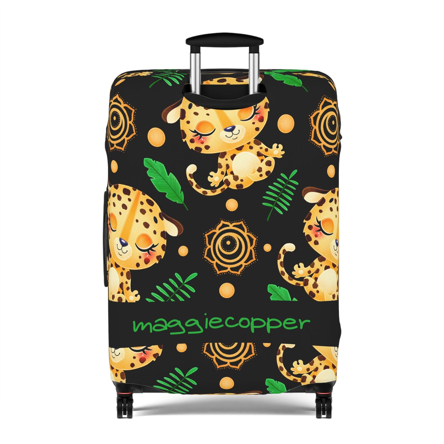 Zen Leopard Luggage Cover