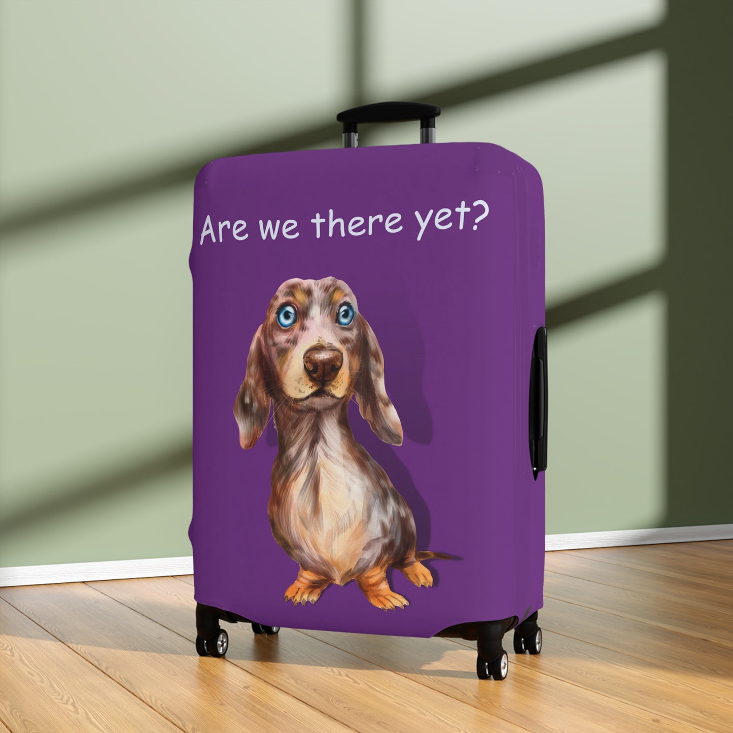 Dachshund Are We There Yet? Luggage Cover