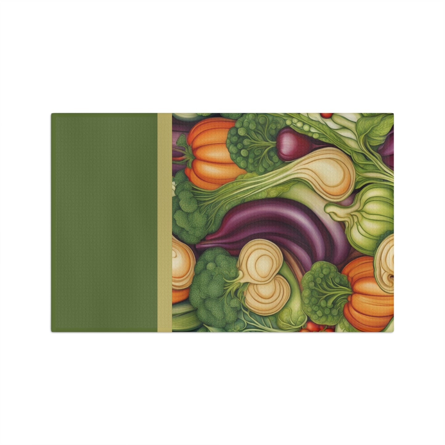 Veggie Delight Microfiber Tea Towel