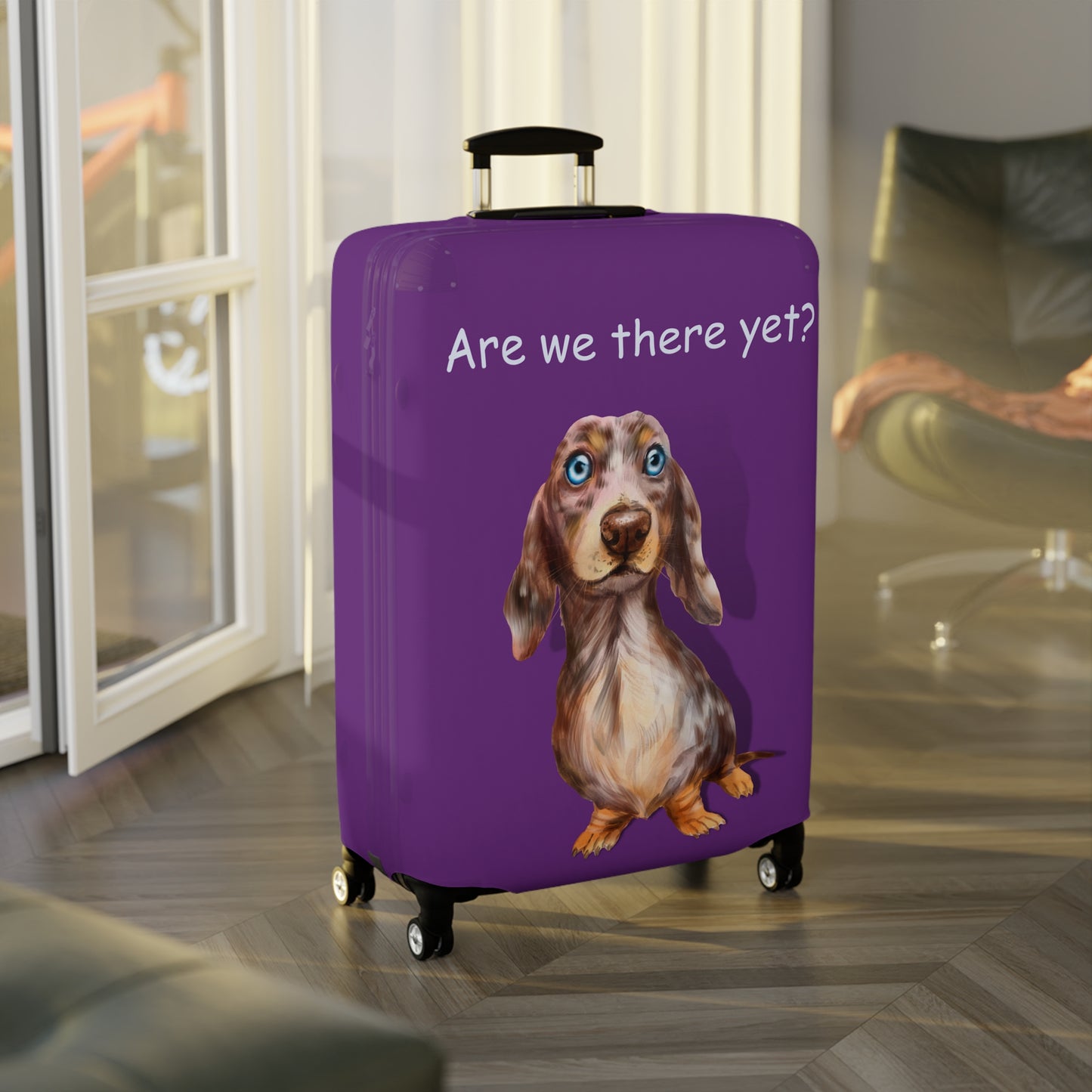 Dachshund Are We There Yet? Luggage Cover