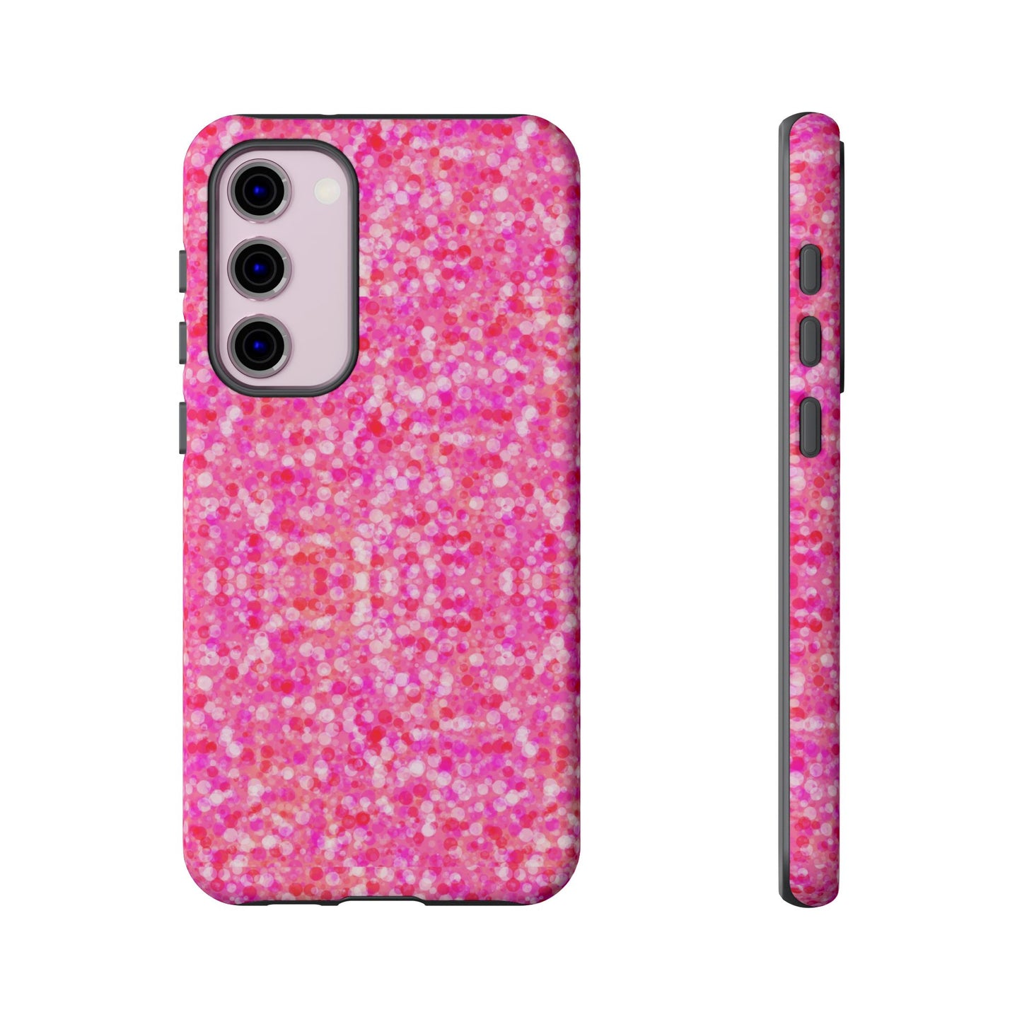 Poppin Pink iPhone Samsung Galaxy Google Pixel Tough Cases