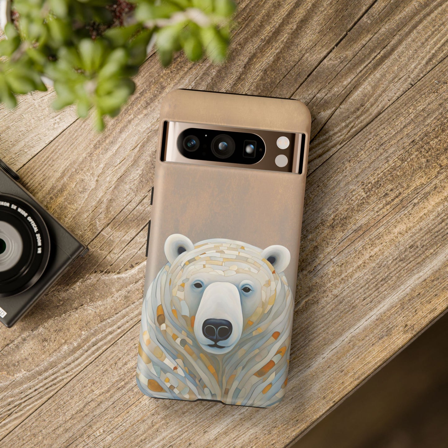 Polar Bear Wildlife iPhone Samsung Galaxy Google Pixel Tough Cases