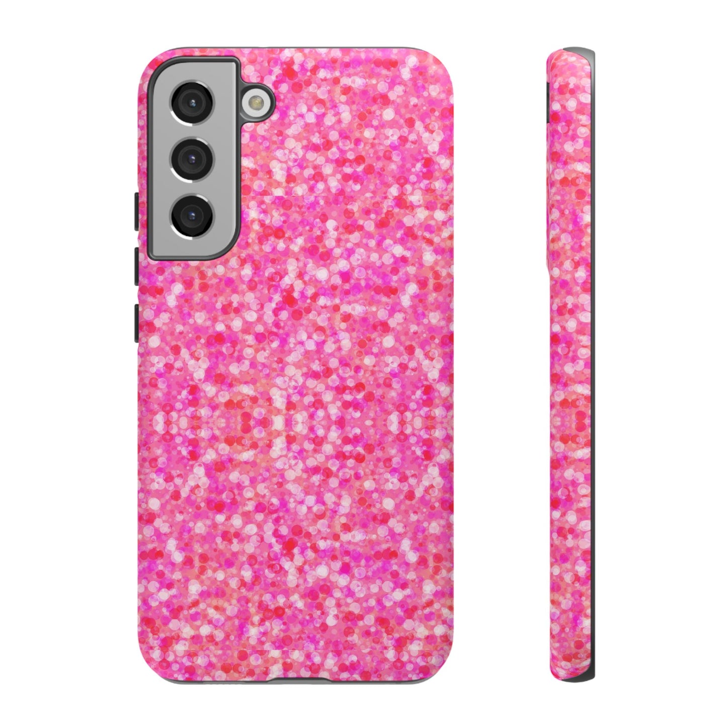 Poppin Pink iPhone Samsung Galaxy Google Pixel Tough Cases